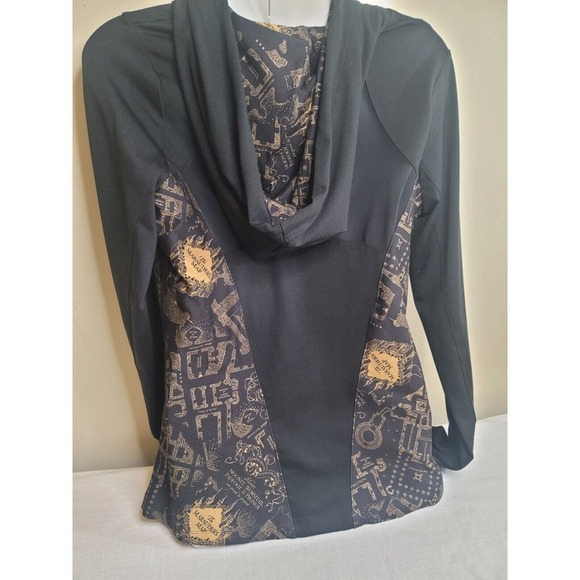 HARRY POTTER WOMENS HOODED JACKET ZIP UP MISCHIEF MANAGED Size Med - Picture 2 of 9